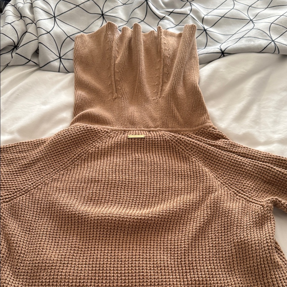 Michael Kors Beige (Gold) Knit Sweater